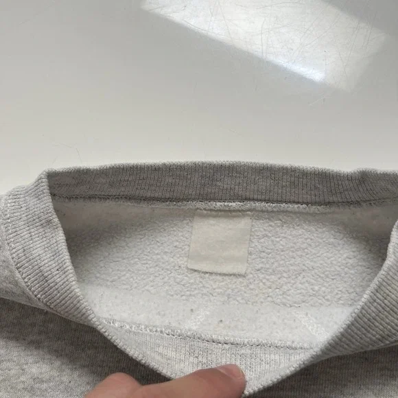 Vintage Champion Crewneck Grey Logo Mens Size Medium USA - Picture 3 of 10